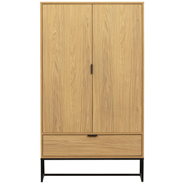 Silas 2 deurs kast eiken melamine