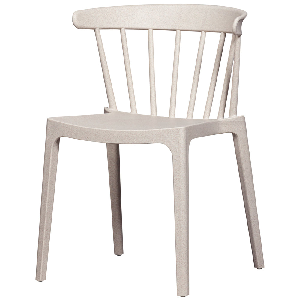 Bliss spijlenstoel wit