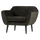Rocco armchair velvet warm green