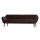 Rocco XL Sofa 230 cm Samt dunkelbraun