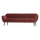 Rocco XL Sofa 230 cm Samt bordeauxrot