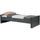 Dennis bed 90x200 cm grenen steel grey geborsteld