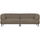 Lloyd 4-seater coarse woven dark brown melange