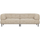 Lloyd 4-seater coarse woven natural melange