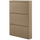 Sabine 3-compartment shoe cabinet metal sand