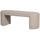 Jacob bench checkered pattern sand