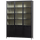 Exhibit XL 3-türig vitrine schrank metall schwarz