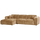 Cloud chaise longue sofa left chenille honey yellow
