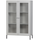 Xam display cabinet pine cloud gray