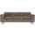 Statement 3-zits bank 230 cm ribstof taupe