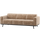 Statement 3-sitzer sofa 230 cm chenille samt taupe