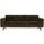 Statement 3-zits bank 230 cm ribstof warm groen