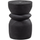 Bikkel hocker holz schwarz 40xø28 cm