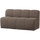 Mojo essbank 164 cm mit rückenlehne bouclé braun melange
