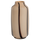 Selena vase glass natural with stripe brown
