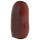 Sahil vase glass with stripe brown/red