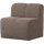 Mojo dining bench 84 cm with backrest bouclé brown melange