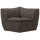 Baggy eckelement warmes grau melange