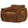 Baggy drehsessel 3D chenille mittelbraun