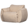 Baggy drehsessel gewebte chenille sand