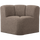 Mojo dining bench corner with backrest bouclé brown melange