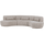 Batavier halbrundes Sofa 6-Sitzer sand melange