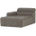 Novi chaise longue element arm left grey melange