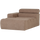 Novi chaise longue element arm links bouclé taupe