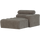 Novi chaise longue element armlehne rechts grau melange