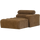 Novi chaise longue element armlehne rechts karamellbraun melange