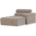 Novi chaise longue element armlehne rechts natur melange