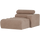 Novi chaise longue element arm rechts bouclé taupe