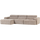 Novi chaise longue bank links naturel melange