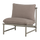 Elvo garden lounge chair aluminium sand
