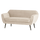 Rocco sofa 150 cm samt off white