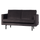 Rodeo 2-seater sofa velvet anthracite
