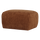 Mojo Base pouf woolly rust brown