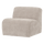 Mojo Base 1-seater element rib fabric ecru
