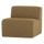 Mojo Base 1-seater element bouclé yellow/brown melange