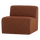 Mojo Base 1-seater element bouclé rust brown melange