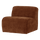 Mojo Base 1-seater element rib fabric rust brown