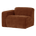 Mojo Base 1-seater element arm left rib rust brown