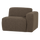 Mojo Base 1-seater element arm right bouclé brown