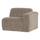 Mojo Base 1-seater element arm right rib dark sand