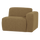 Mojo Base 1-seater element arm right bouclé yellowbrown