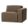 Mojo Base 1-seater element arm right velvet taupe
