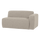 Mojo Base 1,5-seater element arm right bouclé beige