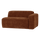 Mojo Base 1,5-seater element arm right rib rust brown