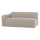 Mojo Base 2-seater element arm left bouclé beige