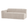 Mojo Base 2-seater element arm left rib ecru